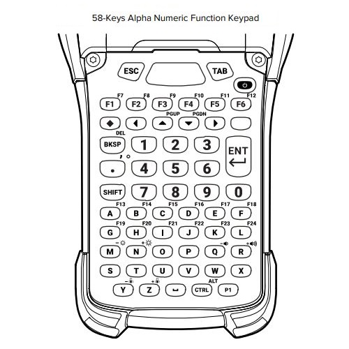 MC9400-G, 2D ER, 58 T, Kam