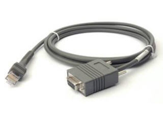 Zebra RS232 Kabel CBA-R01-S07PBR Gerade, DB-9 (W), TxD auf Pin 2, 2,1 m