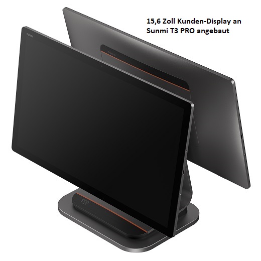 Sunmi 15,6 Zoll Kunden-Display für T3 PRO-Serie