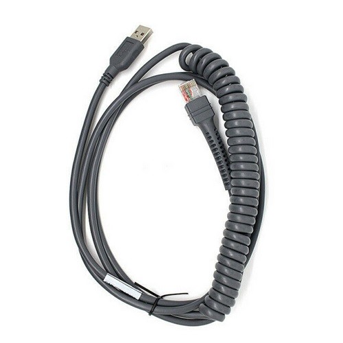 Zebra USB Spiral-Anschlußkabel (Shielded)